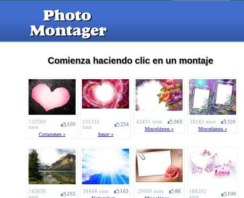 web photomontager